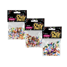 Party Confetti - Iridescent Shapes 15g